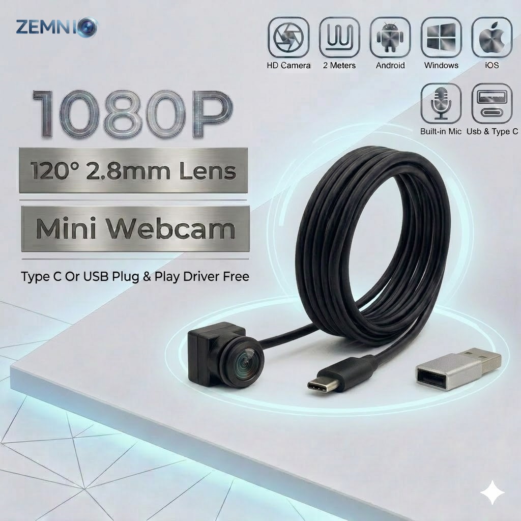 Outdoor Usb Power Adapter - Mini kamera internetowa USB Type-C z
