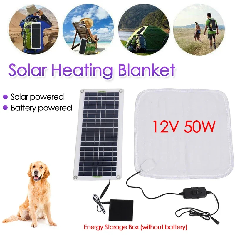 Outdoor Power Heater - 12V 50W Panel słoneczny zasilany elektrycznym
