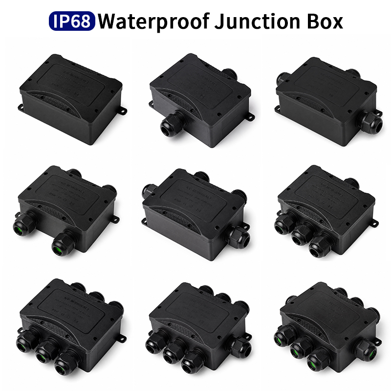 Outdoor Power Outlet Box - Wodoodporna skrzynka przyłączeniowa IP68, 2-8 modułowa,