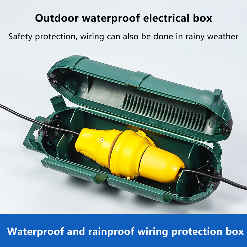 Outdoor Power Outlet Box - Osłona zabezpieczająca przedłużacza zewnętrznego z wodoodporną