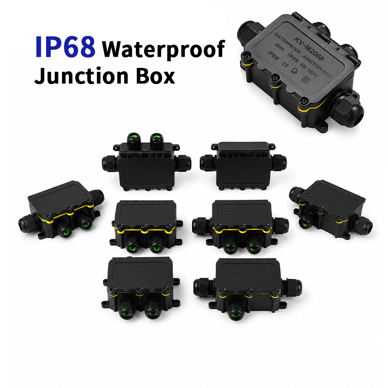 Outdoor Power Outlet Box - Wodoodporna skrzynka przyłączeniowa IP68, 2-8 drożna,