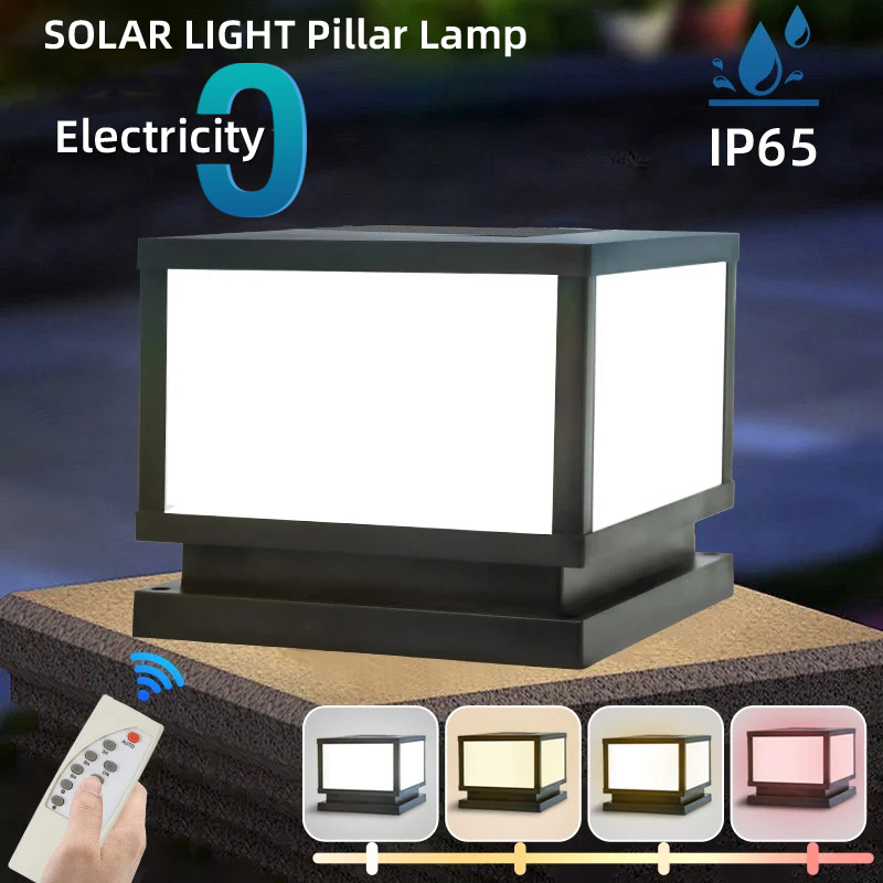 Zewnętrzne lampy solarne LED,  – Outdoor Power Post recenzja i cena