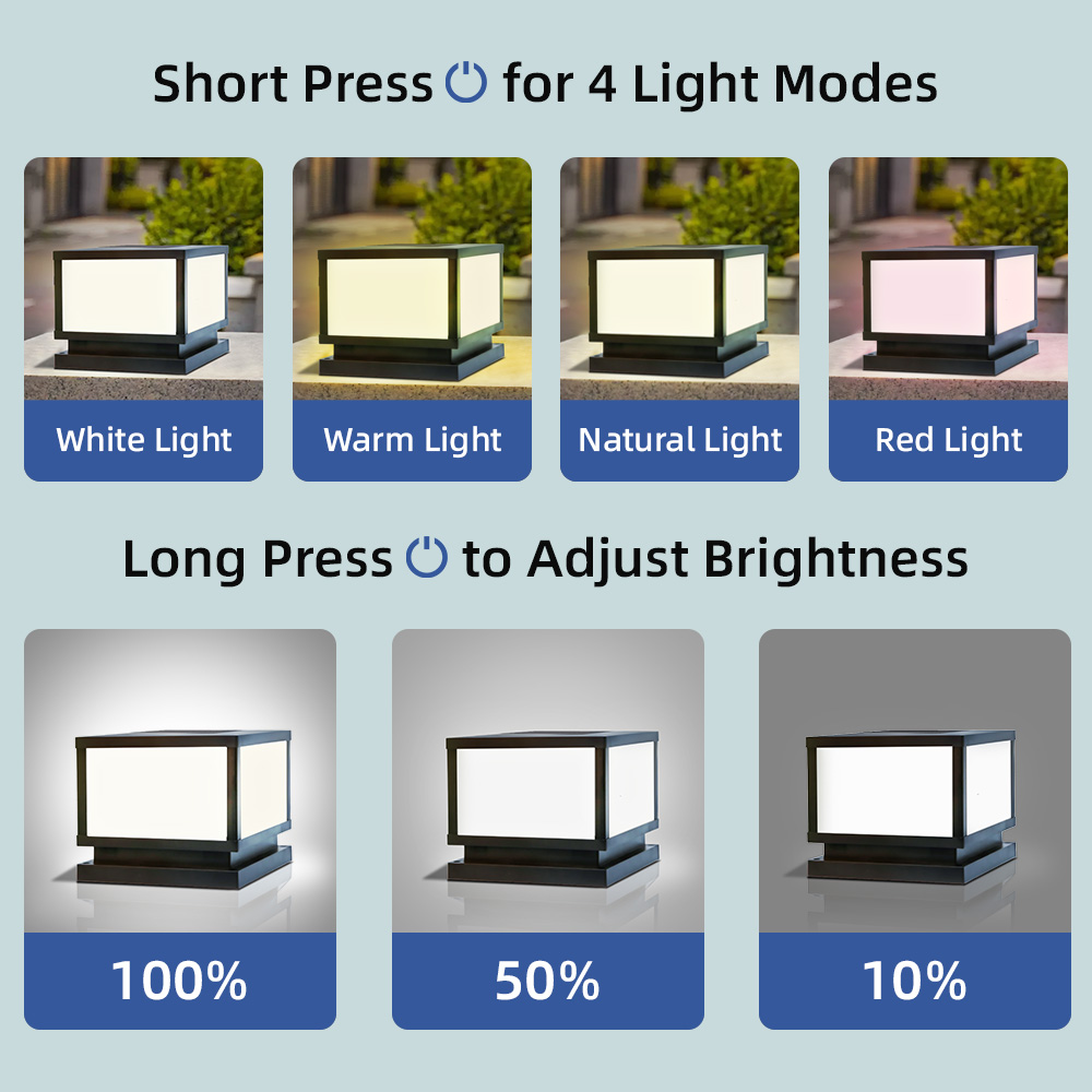 Zewnętrzne lampy solarne LED,  – Outdoor Power Post recenzja i cena