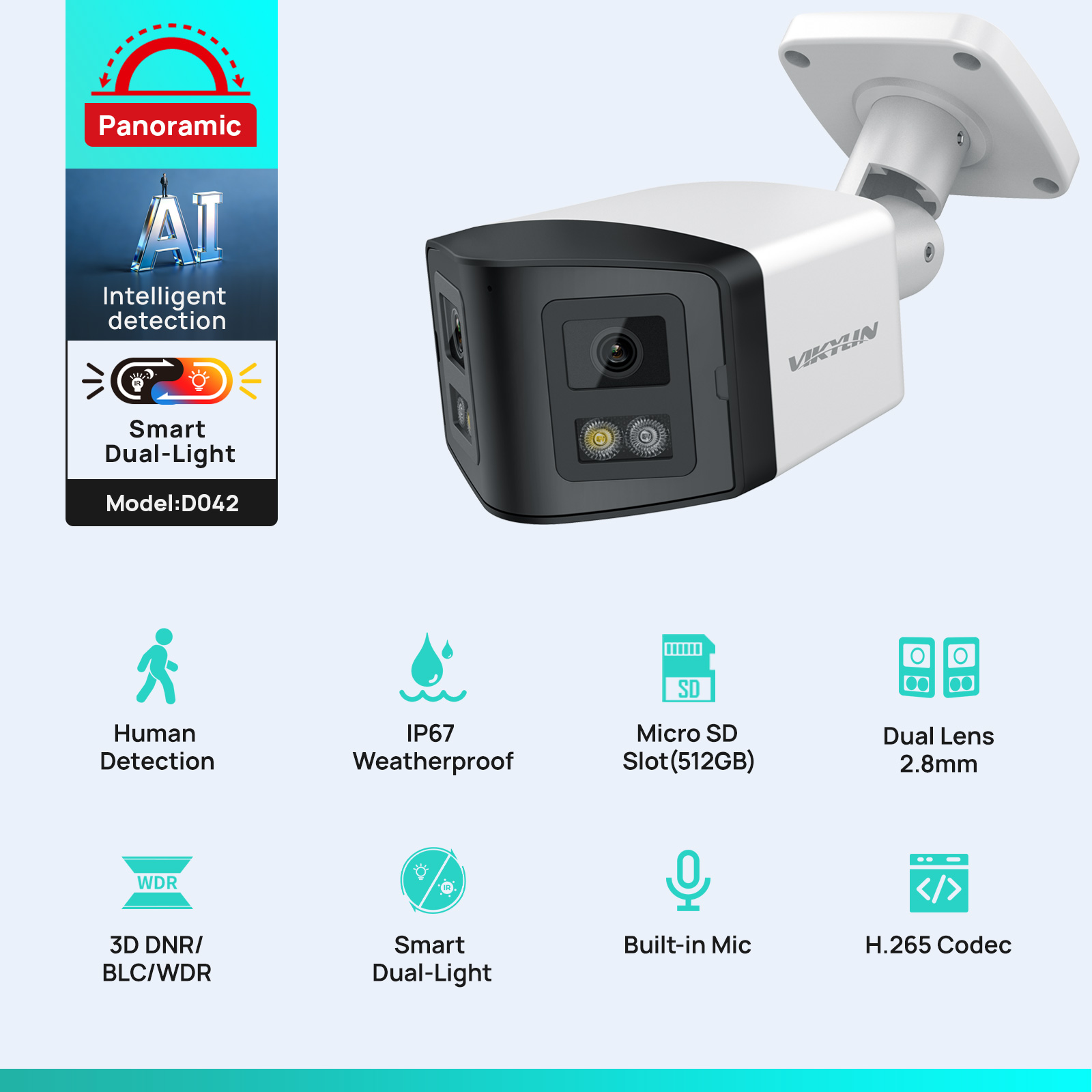 VIKYLIN 170 °   Panoramiczna k – Outdoor Power Post recenzja i cena