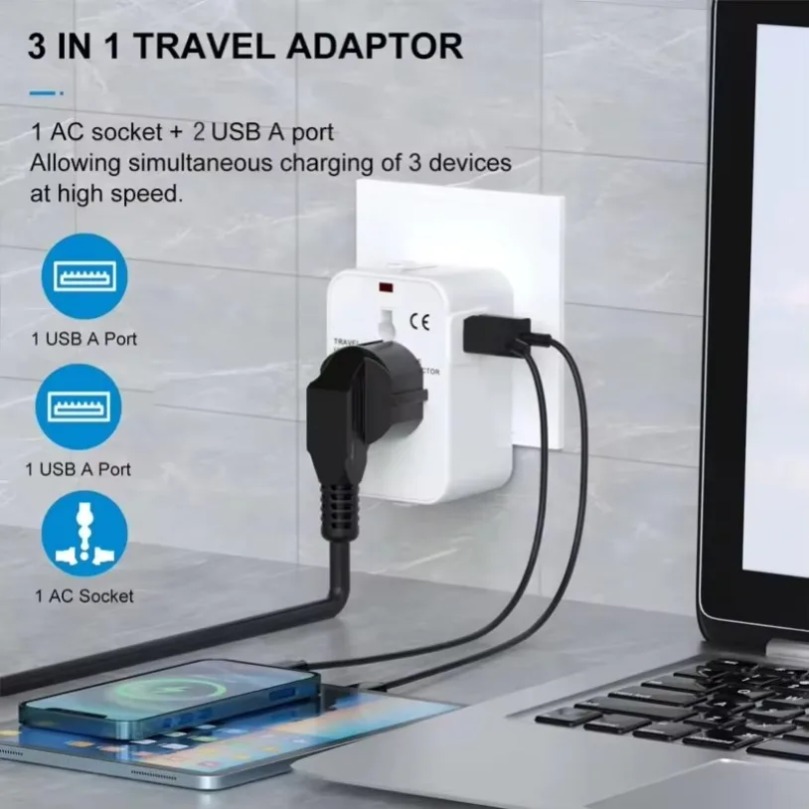 Składany uniwersalny adapter p – Outdoor Usb Power Adapter recenzja i cena