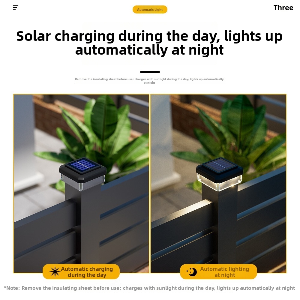 Wodoodporna lampa solarna LED  – Outdoor Power Post recenzja i cena