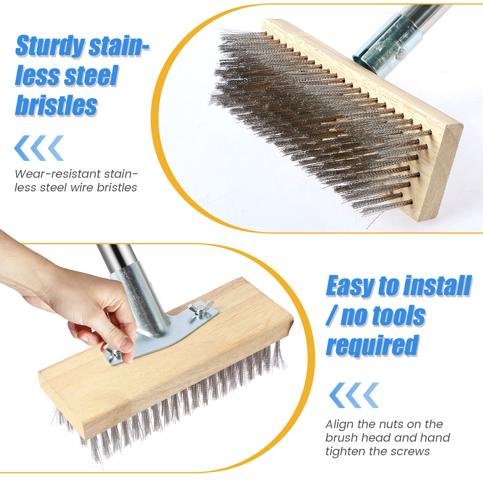Szczotka do szorowania na pokł – Outdoor Power Broom recenzja i cena