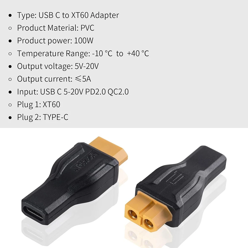 Adapter USB C na XT60 Konwerte – Outdoor Usb Power Adapter recenzja i cena